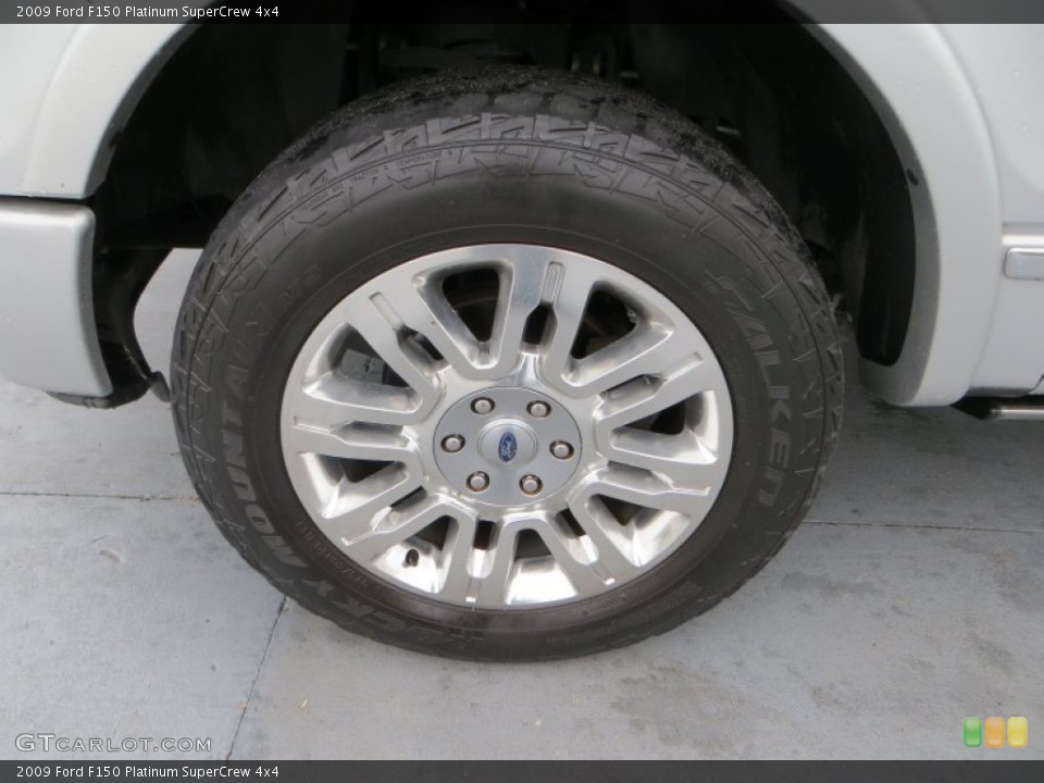 2009 Ford F150 Platinum SuperCrew 4x4 Wheel and Tire Photo #79177658
