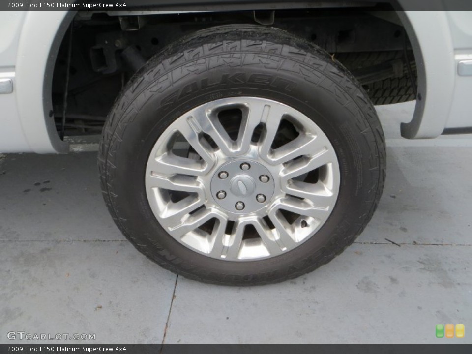 2009 Ford F150 Platinum SuperCrew 4x4 Wheel and Tire Photo #79177673