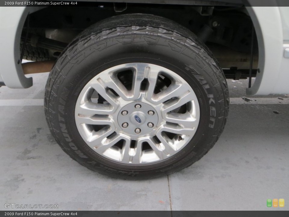 2009 Ford F150 Platinum SuperCrew 4x4 Wheel and Tire Photo #79177688