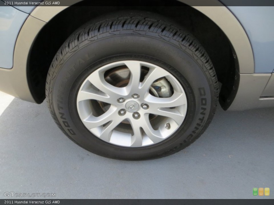 2011 Hyundai Veracruz GLS AWD Wheel and Tire Photo #79190018