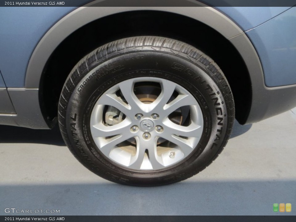 2011 Hyundai Veracruz GLS AWD Wheel and Tire Photo #79190066
