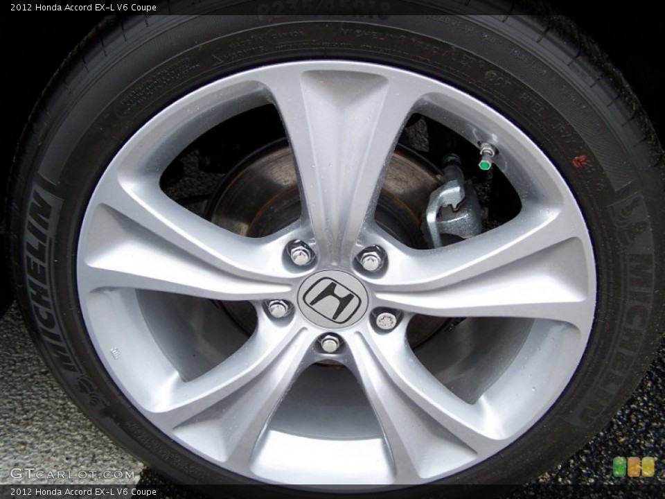 2012 Honda Accord EX-L V6 Coupe Wheel and Tire Photo #79192550
