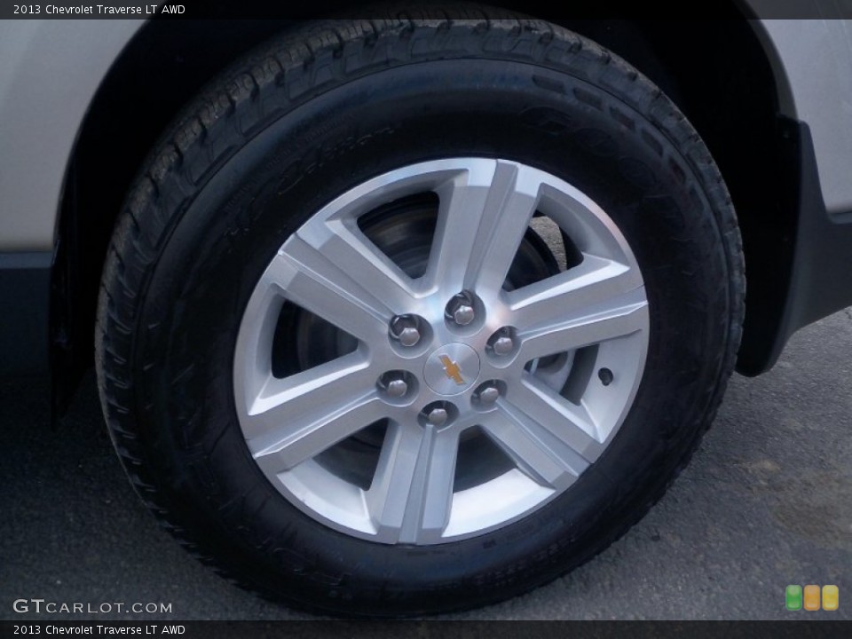 2013 Chevrolet Traverse LT AWD Wheel and Tire Photo #79194524