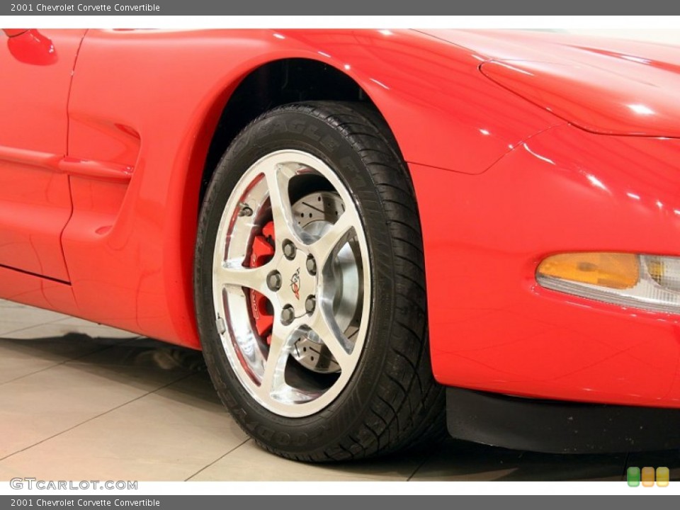 2001 Chevrolet Corvette Convertible Wheel and Tire Photo #79204515