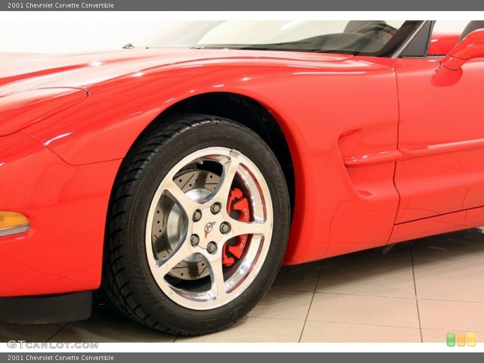 2001 Chevrolet Corvette Convertible Wheel and Tire Photo #79204589