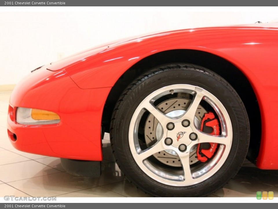 2001 Chevrolet Corvette Convertible Wheel and Tire Photo #79205347