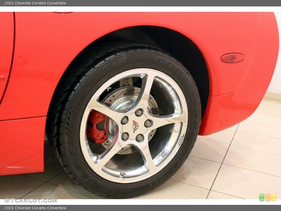 2001 Chevrolet Corvette Convertible Wheel and Tire Photo #79205365