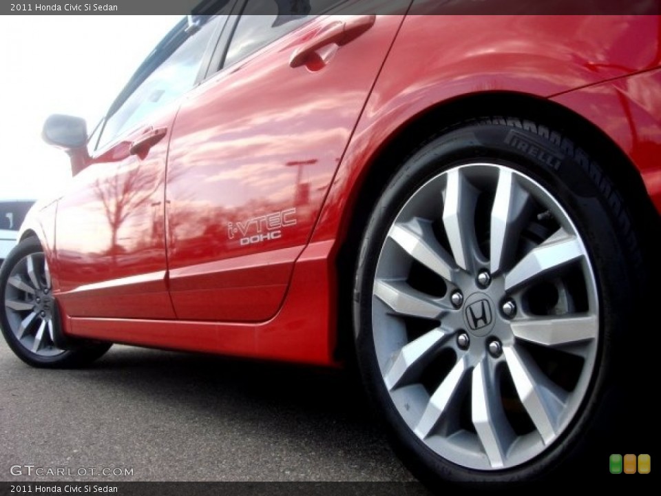 2011 Honda Civic Si Sedan Wheel and Tire Photo #79208593