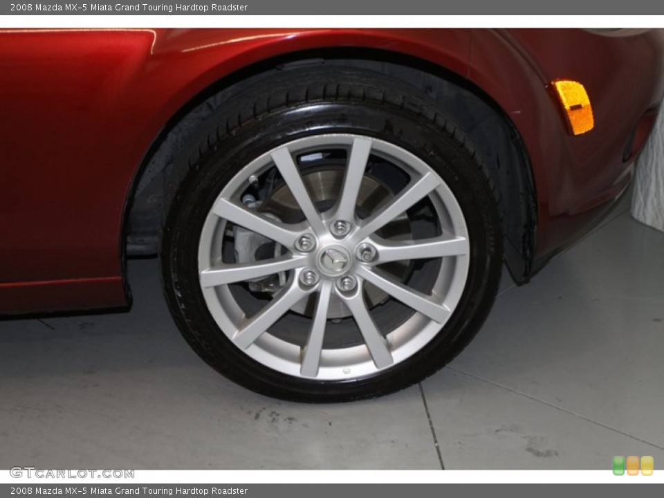 2008 Mazda MX-5 Miata Grand Touring Hardtop Roadster Wheel and Tire Photo #79210798