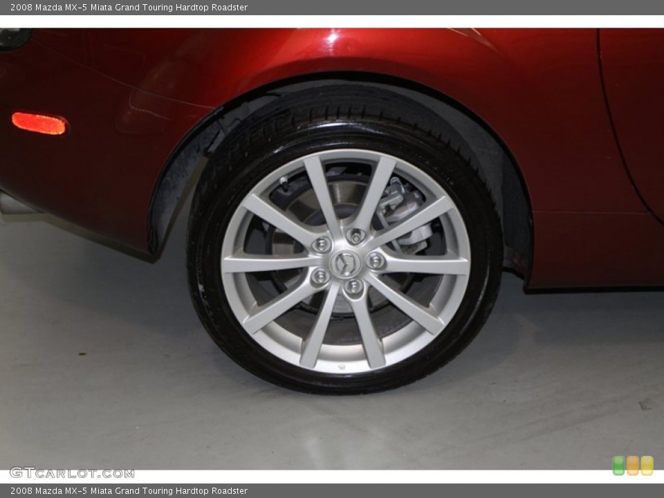 2008 Mazda MX-5 Miata Grand Touring Hardtop Roadster Wheel and Tire Photo #79210819