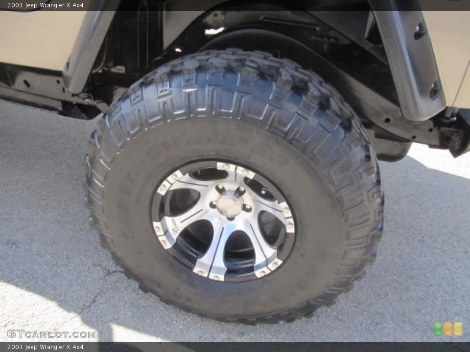 2003 Jeep Wrangler Custom Wheel and Tire Photo #79211032