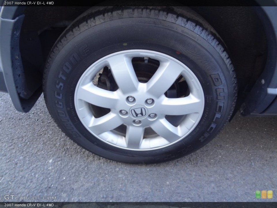 2007 Honda CR-V EX-L 4WD Wheel and Tire Photo #79211203