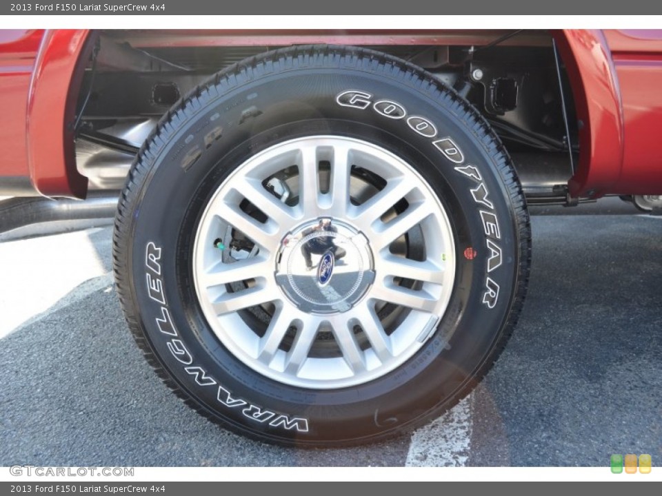 2013 Ford F150 Lariat SuperCrew 4x4 Wheel and Tire Photo #79214263