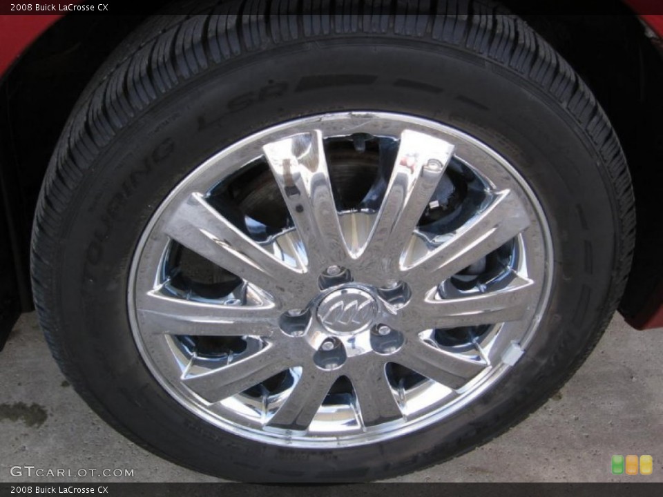2008 Buick LaCrosse CX Wheel and Tire Photo #79221084