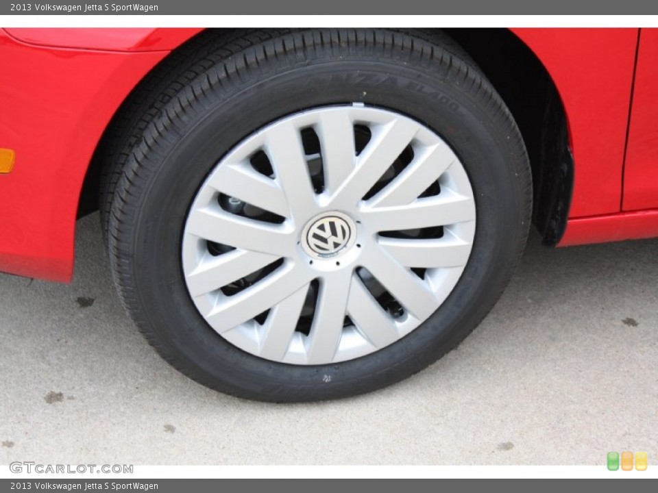 2013 Volkswagen Jetta S SportWagen Wheel and Tire Photo #79226663