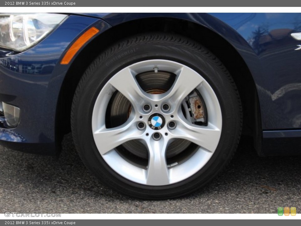 2012 BMW 3 Series 335i xDrive Coupe Wheel and Tire Photo #79231420