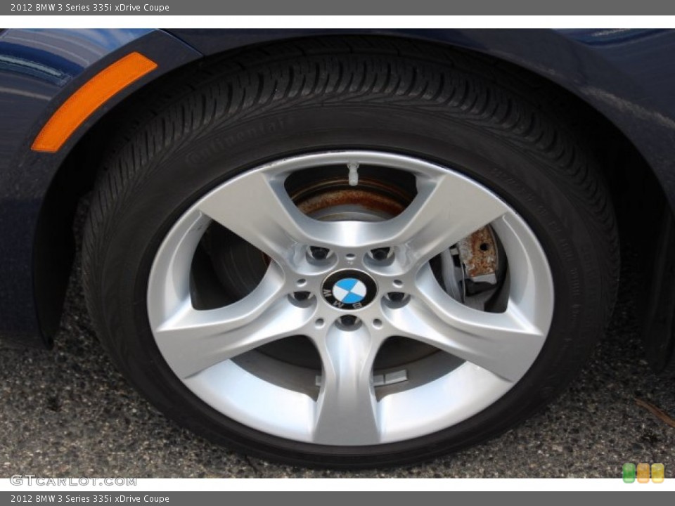 2012 BMW 3 Series 335i xDrive Coupe Wheel and Tire Photo #79231441