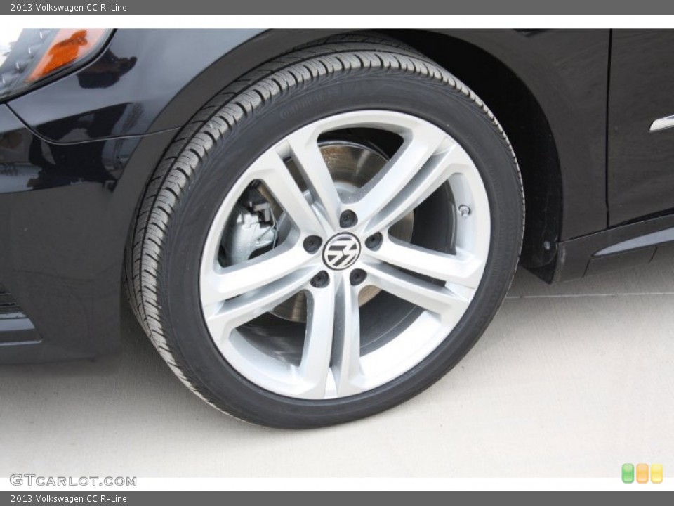 2013 Volkswagen CC R-Line Wheel and Tire Photo #79238149