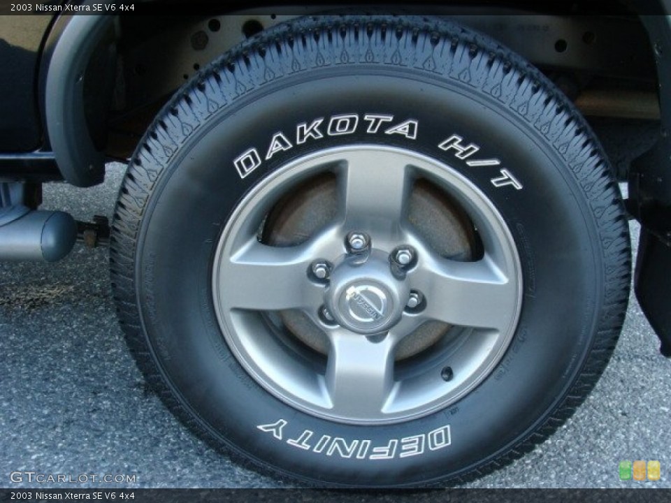 2003 Nissan Xterra SE V6 4x4 Wheel and Tire Photo #79239019