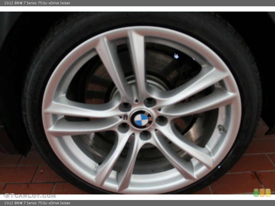 2012 BMW 7 Series 750Li xDrive Sedan Wheel and Tire Photo #79239634