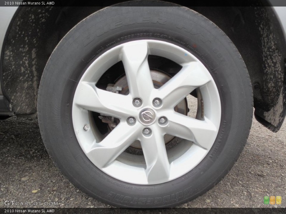 2010 Nissan Murano SL AWD Wheel and Tire Photo #79239909