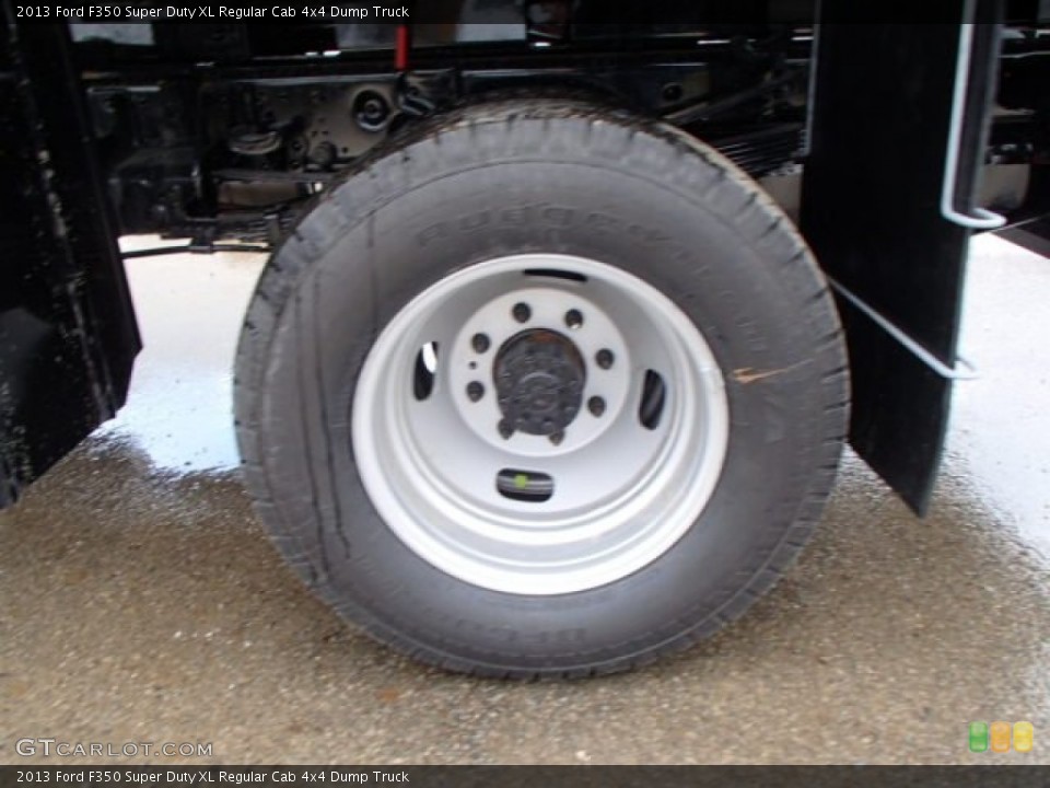 2013 Ford F350 Super Duty XL Regular Cab 4x4 Dump Truck Wheel and Tire Photo #79243720