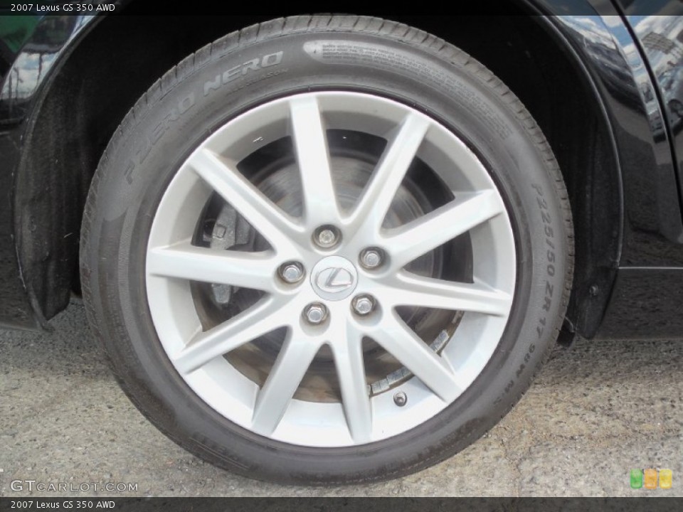 2007 Lexus GS 350 AWD Wheel and Tire Photo #79243918