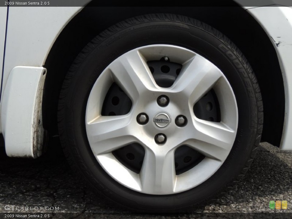 2009 Nissan Sentra 2.0 S Wheel and Tire Photo #79246400