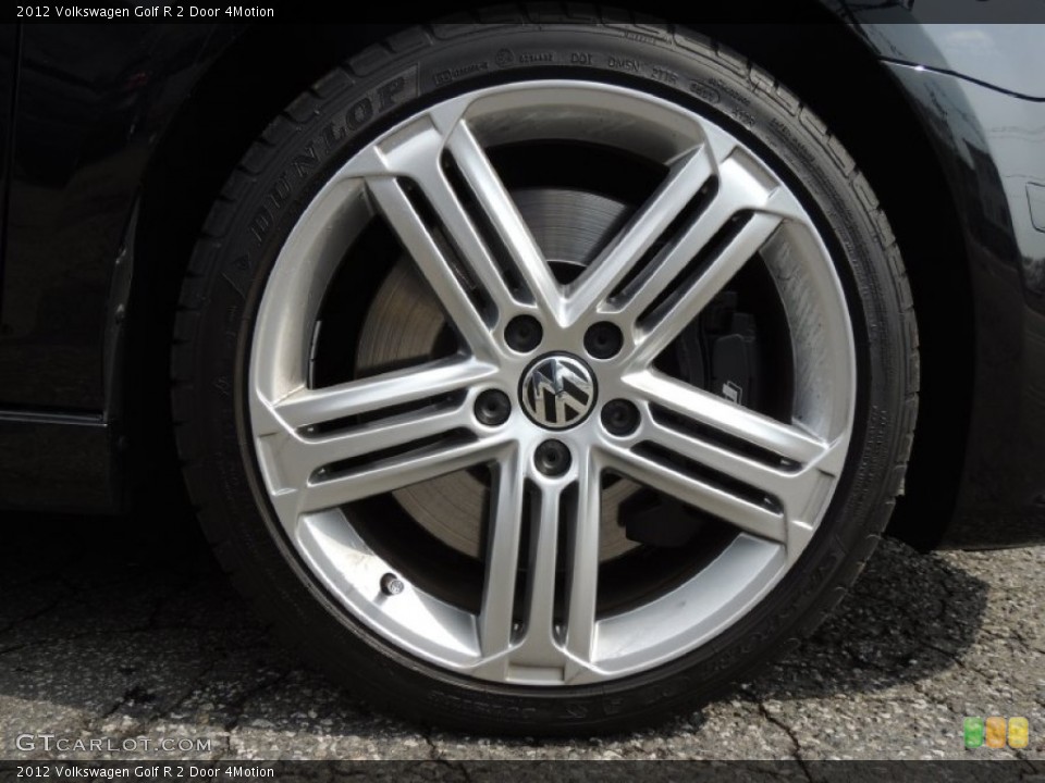 2012 Volkswagen Golf R 2 Door 4Motion Wheel and Tire Photo #79247143