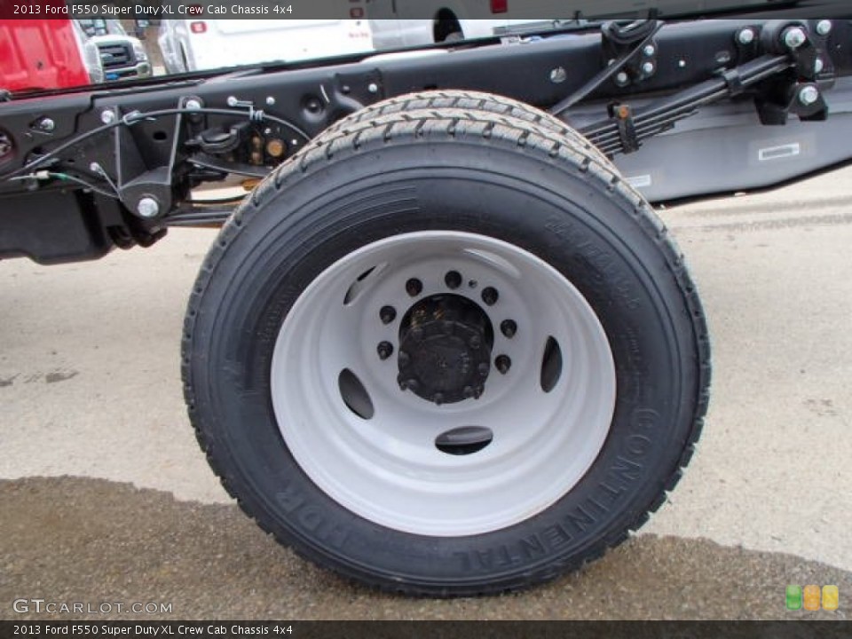 2013 Ford F550 Super Duty XL Crew Cab Chassis 4x4 Wheel and Tire Photo #79247149