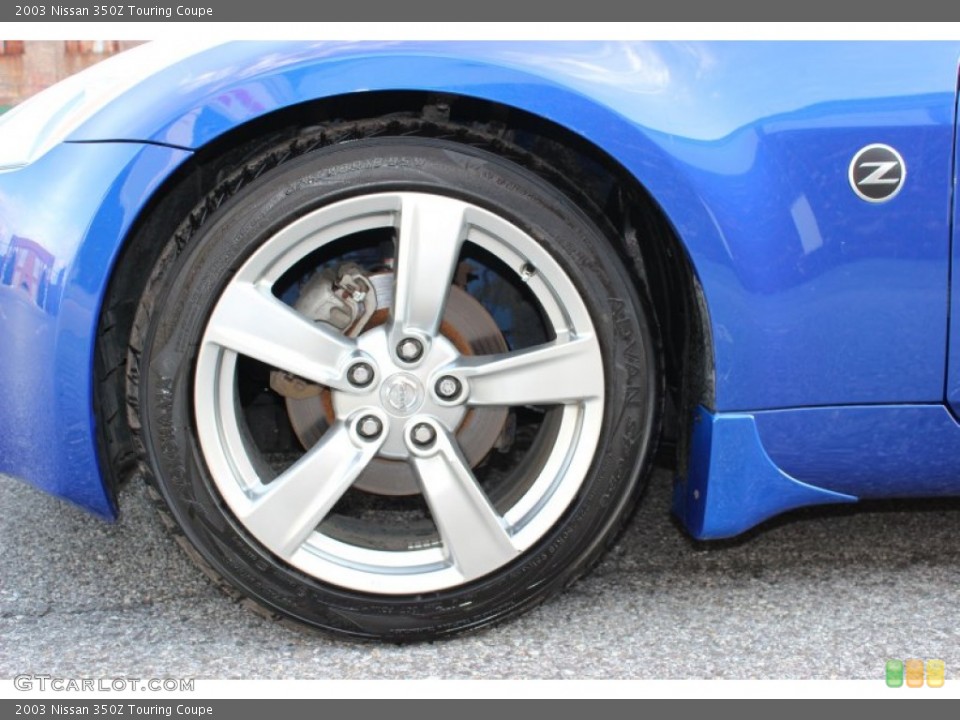 2003 Nissan 350Z Touring Coupe Wheel and Tire Photo #79251355