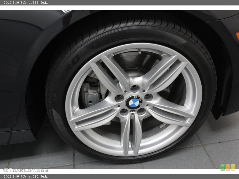 2012 BMW 5 Series 535i Sedan Wheel and Tire Photo #79253116