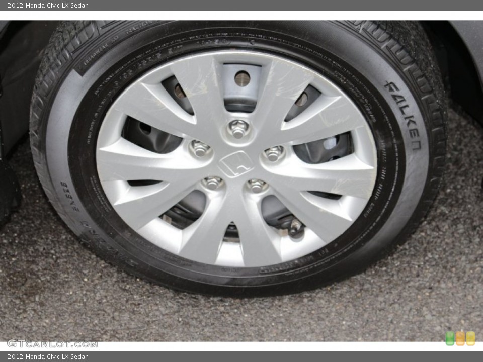 2012 Honda Civic LX Sedan Wheel and Tire Photo #79275811