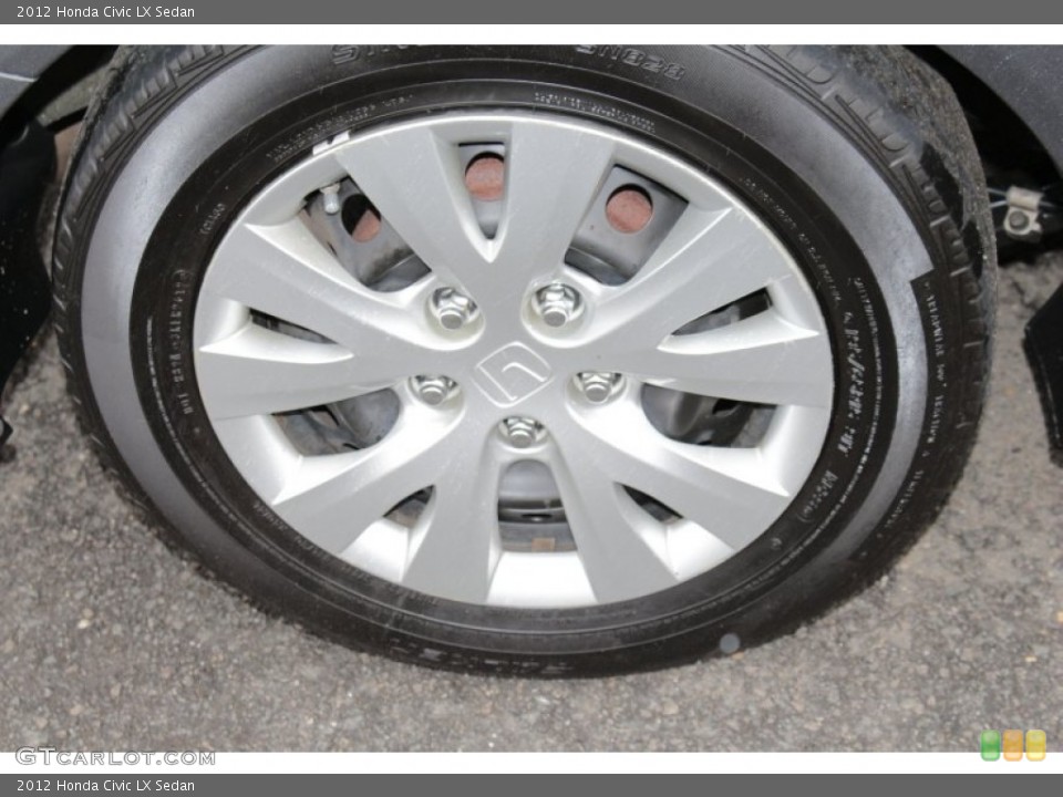 2012 Honda Civic LX Sedan Wheel and Tire Photo #79275827