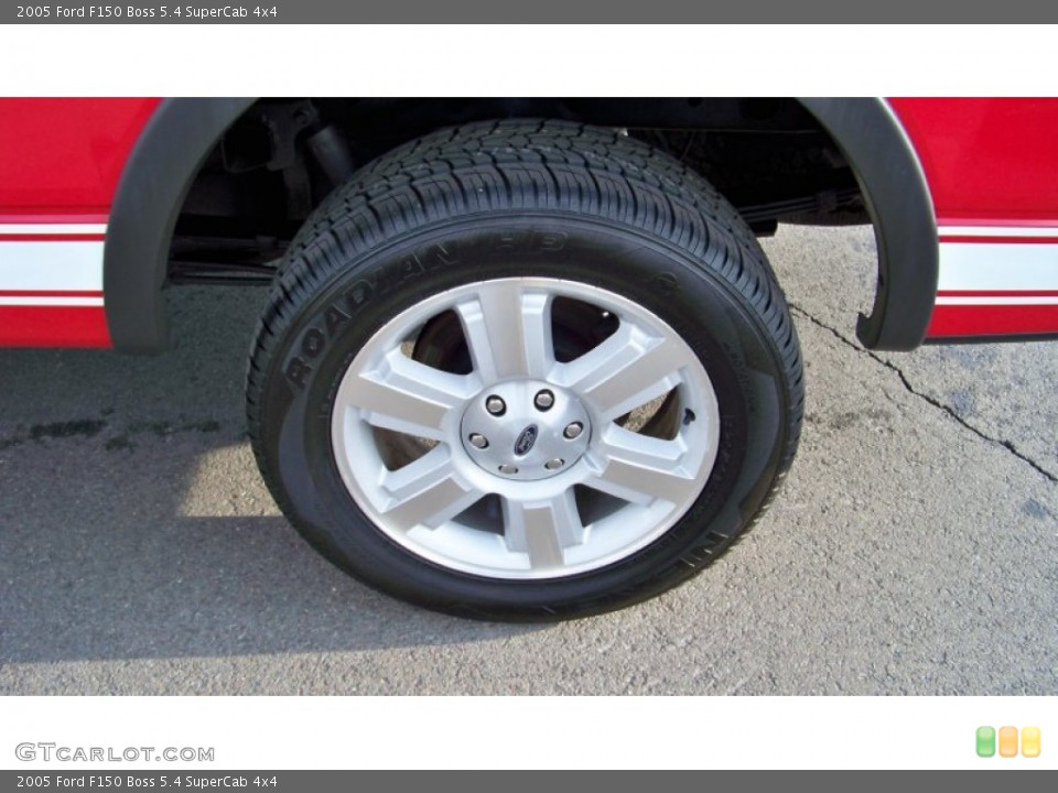 2005 Ford F150 Boss 5.4 SuperCab 4x4 Wheel and Tire Photo #79278663