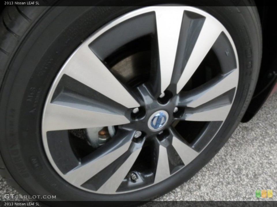 2013 Nissan LEAF SL Wheel and Tire Photo #79297789