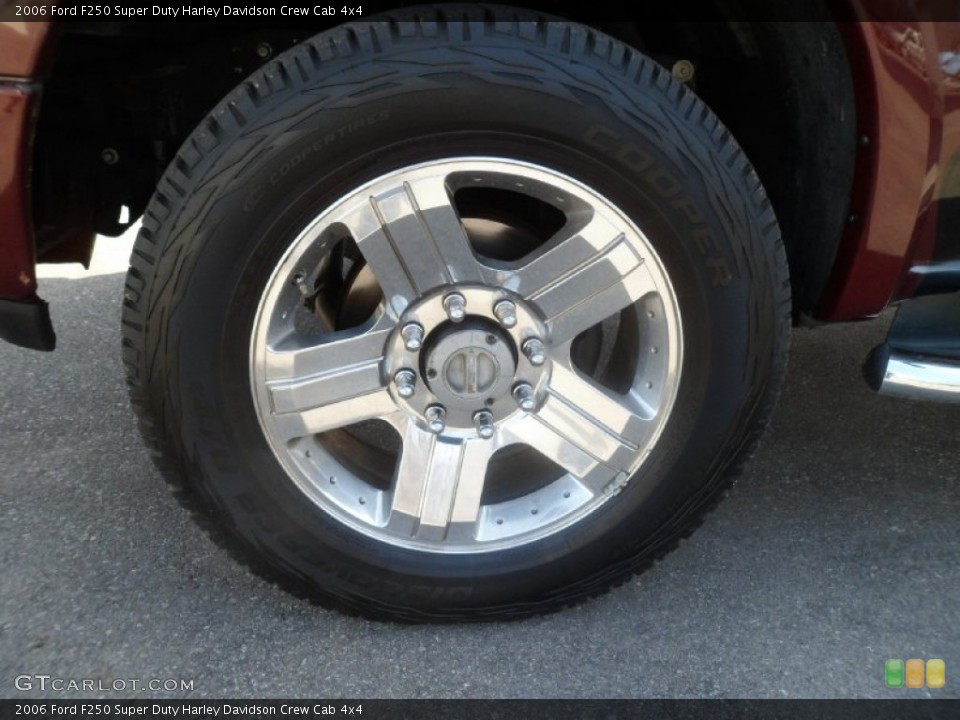 2006 Ford F250 Super Duty Harley Davidson Crew Cab 4x4 Wheel and Tire Photo #79298567