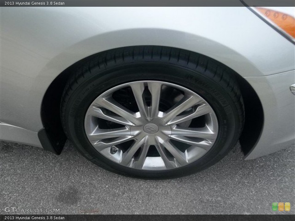 2013 Hyundai Genesis 3.8 Sedan Wheel and Tire Photo #79305681