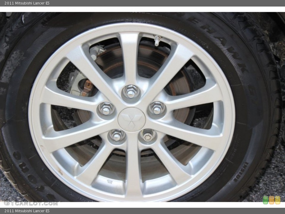 2011 Mitsubishi Lancer ES Wheel and Tire Photo #79305773