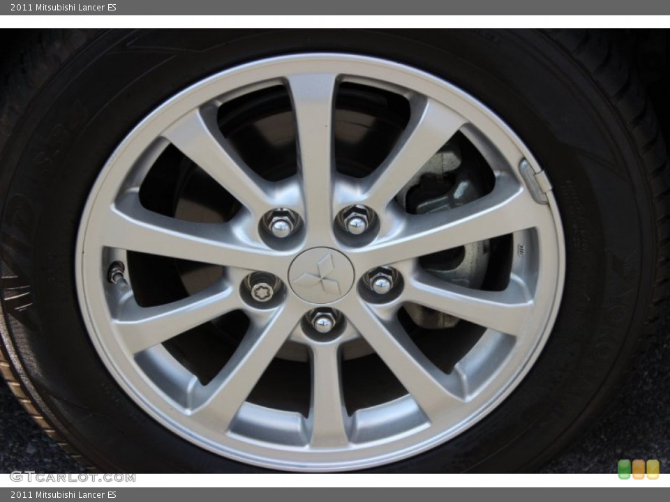 2011 Mitsubishi Lancer ES Wheel and Tire Photo #79305784
