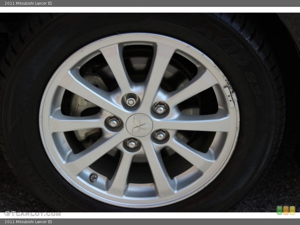 2011 Mitsubishi Lancer ES Wheel and Tire Photo #79305799