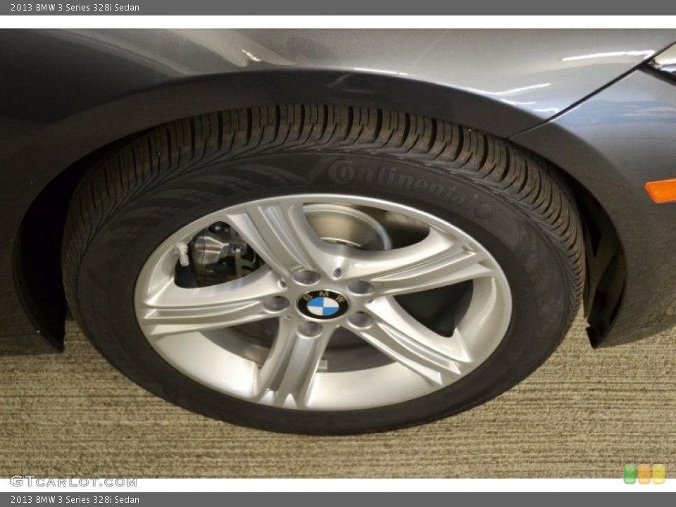 2013 BMW 3 Series 328i Sedan Wheel and Tire Photo #79306610