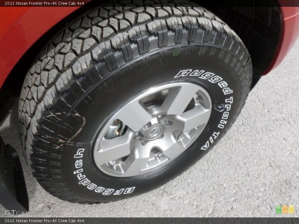 2013 Nissan Frontier Pro-4X Crew Cab 4x4 Wheel and Tire Photo #79328487