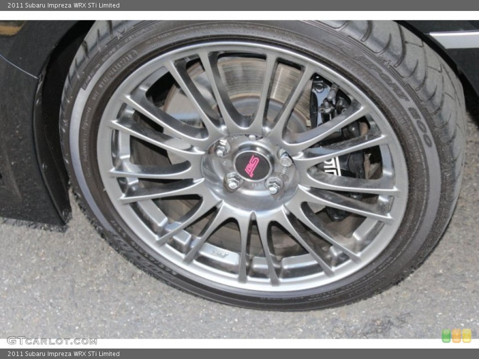 2011 Subaru Impreza WRX STi Limited Wheel and Tire Photo #79347731