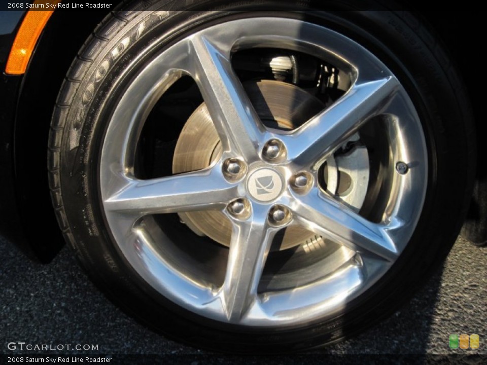 2008 Saturn Sky Red Line Roadster Wheel and Tire Photo #79351081