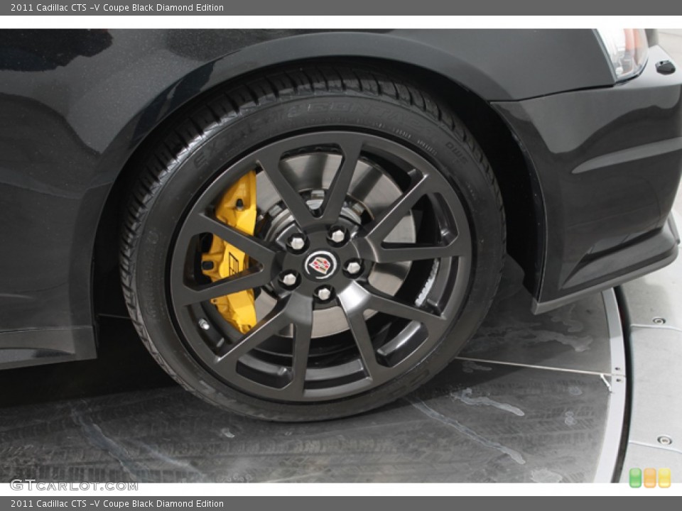 2011 Cadillac CTS -V Coupe Black Diamond Edition Wheel and Tire Photo #79357807