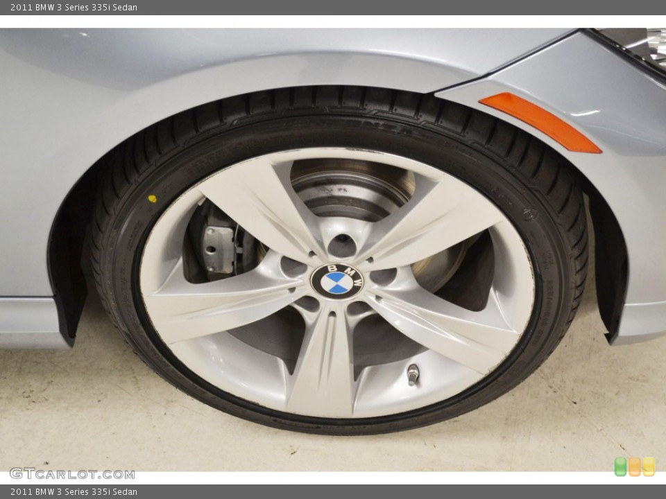 2011 BMW 3 Series 335i Sedan Wheel and Tire Photo #79364146