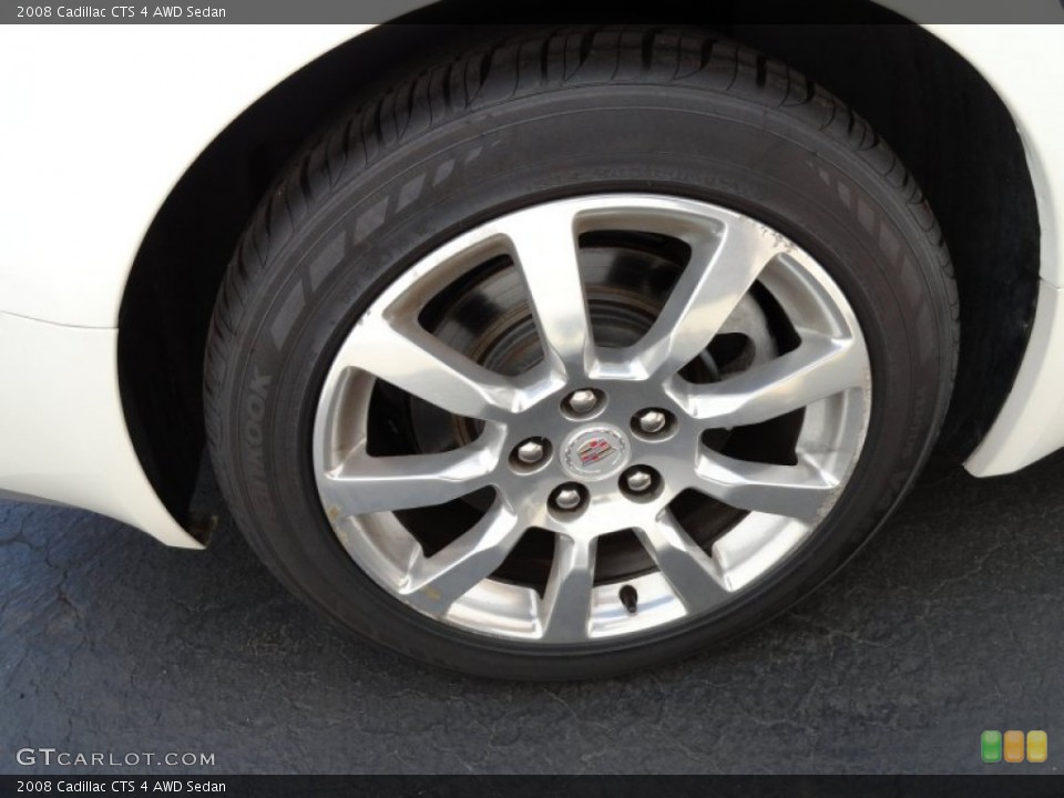 2008 Cadillac CTS 4 AWD Sedan Wheel and Tire Photo #79367293