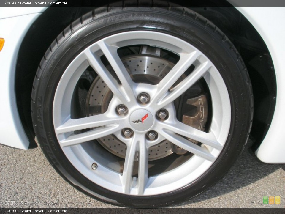 2009 Chevrolet Corvette Convertible Wheel and Tire Photo #79377712