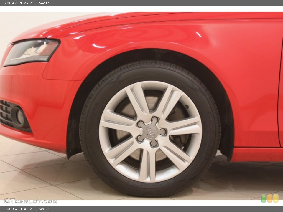 2009 Audi A4 2.0T Sedan Wheel and Tire Photo #79380102